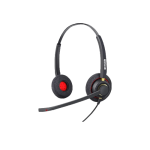 Inbertec UB805DM AI Noise Cancelling USB Wired Headphone - Image 2