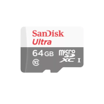 SanDisk Ultra 64GB MicroSDXC UHS-I Class 10 Memory Card