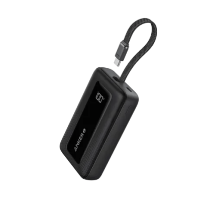 Anker Zolo 10000mAh 30W Power Bank with Built-in Type-C Cable