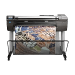 HP DesignJet T1708 44" Plotter Printer - Image 4