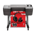 HP DesignJet Z6 24" PostScript Printer